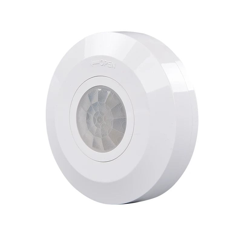 Geagood Motion Sensor Light Switch Round Shape 220V Ceiling Surface Type 100W LED with Timer Day and Light Mode