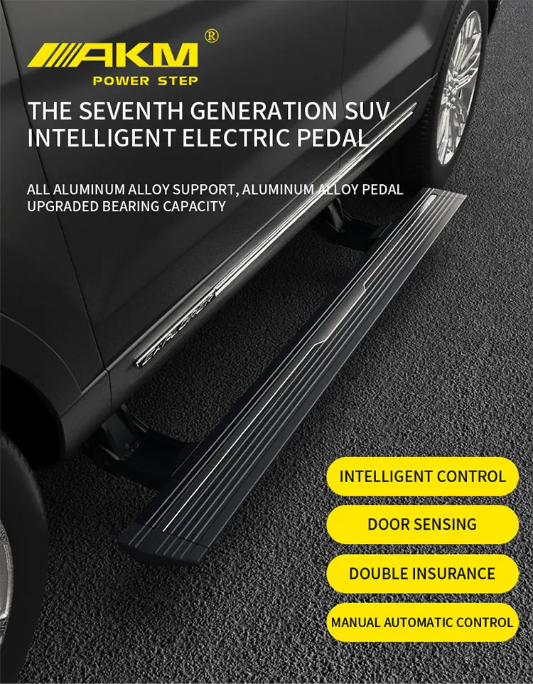 OEM Aluminum Alloy Car Accessories SUV Power Threshold Intelligent Anti-Pinch Electric Side Step for Chery Exeed VX LX TXL  supplier