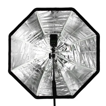 Godox 120cm / 47.2in Portable Octagon Softbox Umbrella Reflector With Gid and Browens for Studio Strobe Speedlight Flash detail image