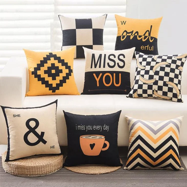 slogan cushion covers