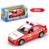 White Alloy Fire Truck