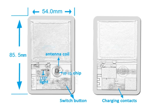 NRF52832 DA14585 UUID BLE Bluetooth Beacon Programmable Low Energy Access Control Card