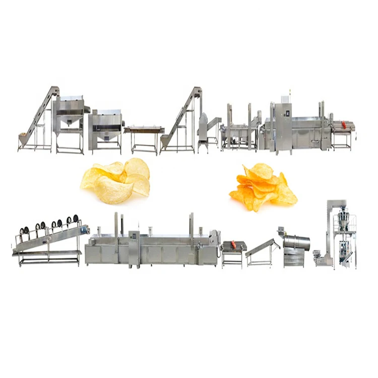 Fully Automatic Potato Chips Making Machine Price for Chips Production Line