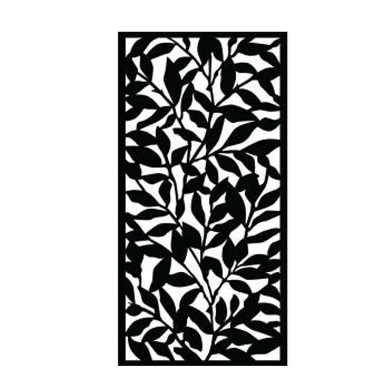 Custom Laser Cut Decorative Metal Screen Fence Garden Fence Indoor and Outdoor Screen Restaurant Decoration Partition