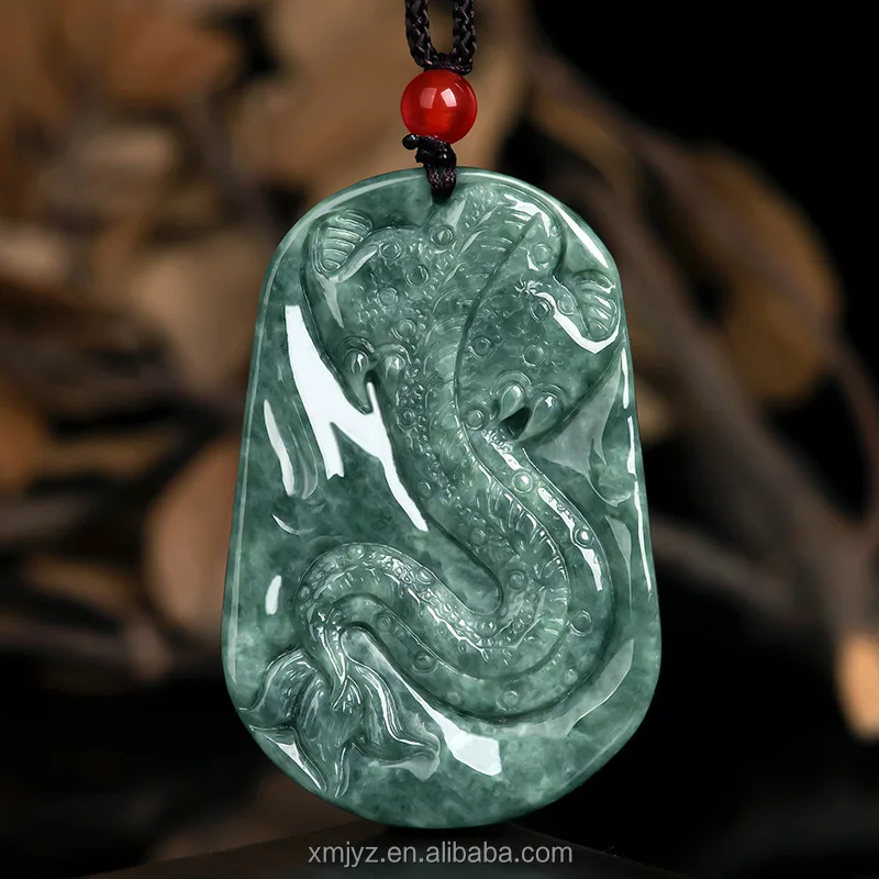 Colgante De Jade Verde,Aceite Natural De Birmano,Flor De Jade Verde Del  Zodiaco,Dragón,Jade,Marca De Dragón,Certificado De Grado A,Venta Al Por  Mayor - Buy Rosa Collar De Jade,Colgante De Buda De Jade,Negro Colgante De