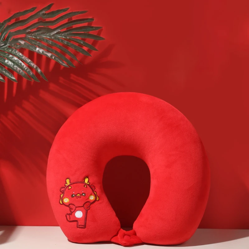 Cartoon Kawaii Dragon Pillow Plush Cute Animal Plush Toys Neck Pillow