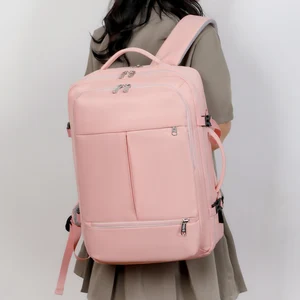 For Custom Travel School Backpack Waterproof 15.6 Inch Laptop Backpack for Men Nylon 20-39L