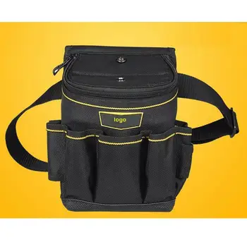 Custom Outdoor Work Heavy Duty Tools Toolkit Waist Belt Pouch Polyester Tool Bag Electrician