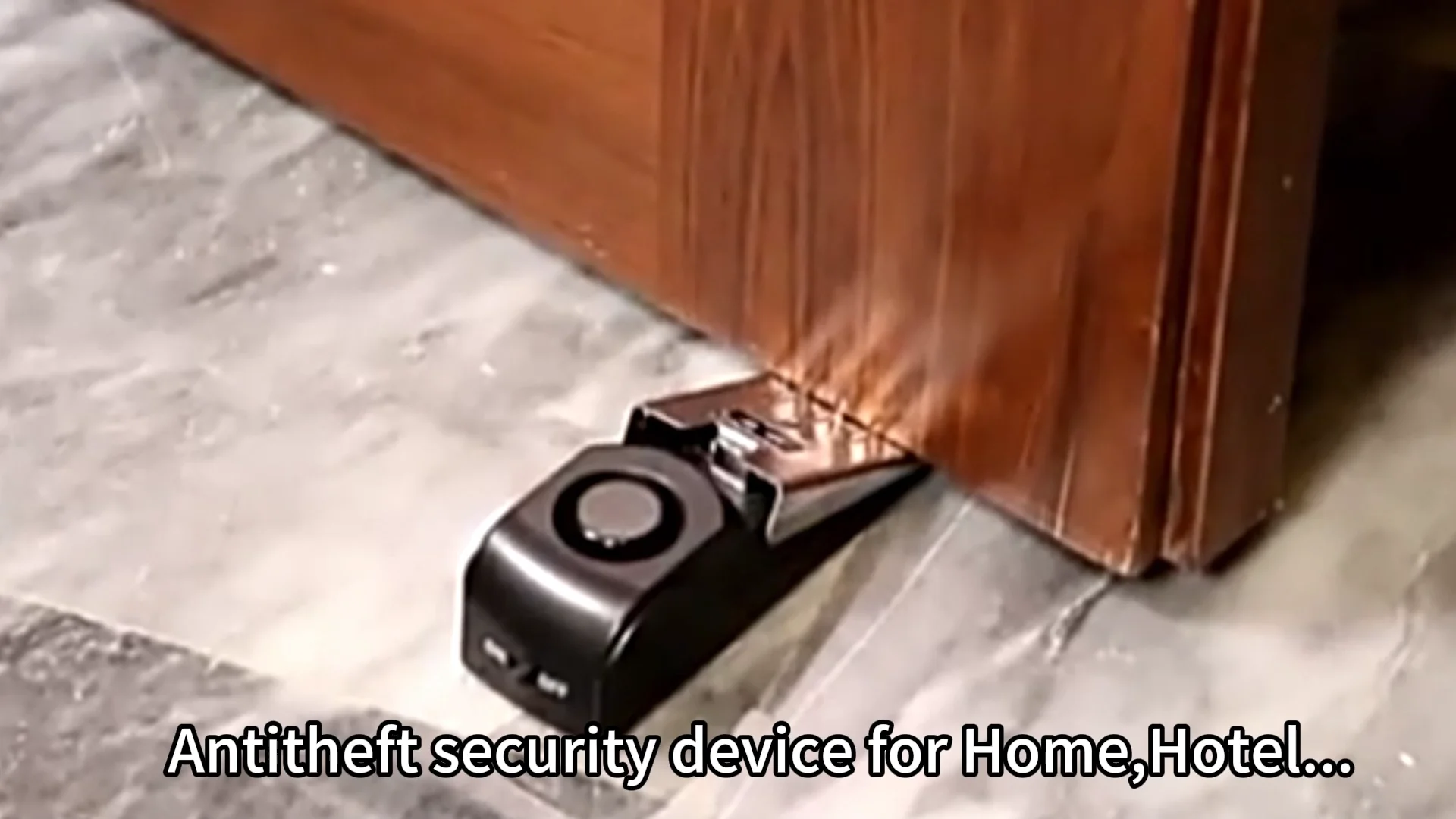 Hoone Factory Hot Sale Portable Antitheft Security Door Stop Alarm