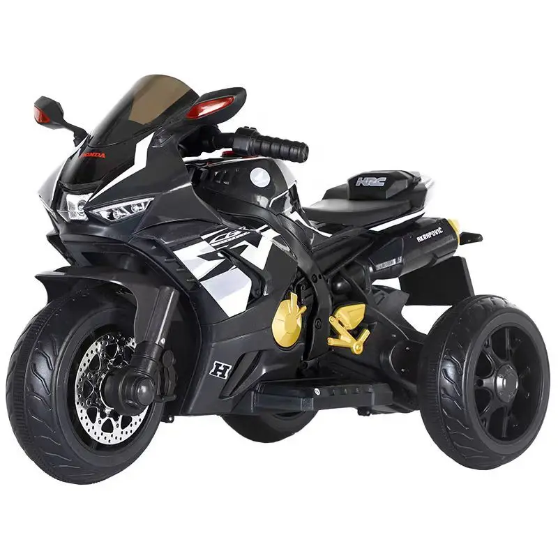 Children 5 to 7 Years Dual Drive Electric Rechargeable Three Wheel Ride on Toy Car Remote Control Metal Scooter