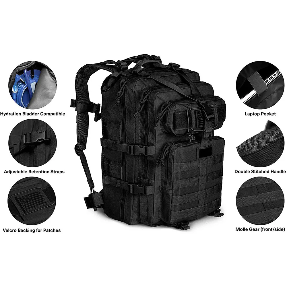FREE SAMPLE Assault Backpack One to Three Day Assault Package Assault Backpack 40L Insect Proof Bag