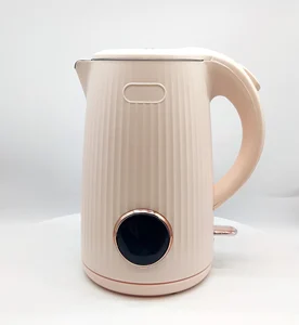 Wholesale Manufacturer New Design 1.8L Stainless Steel Electric Kettle with Seamlss Body for Home Office Hotel Appliance