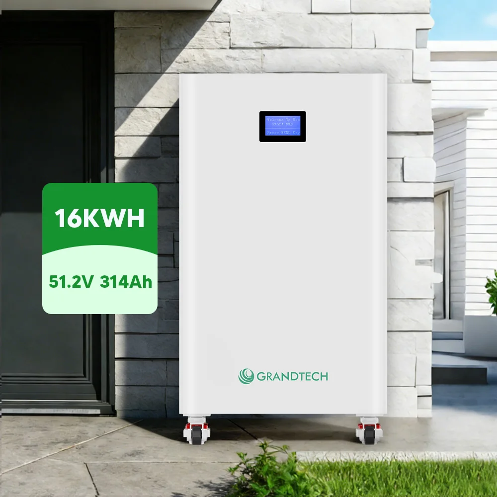 Sistema de almacenamiento de baterías domésticas todo-en-uno de 48 V, 16 kWh o 15 kWh, con tecnología LiFePO4, dotado de interfaces CAN y RS485 para respaldo de energía solar