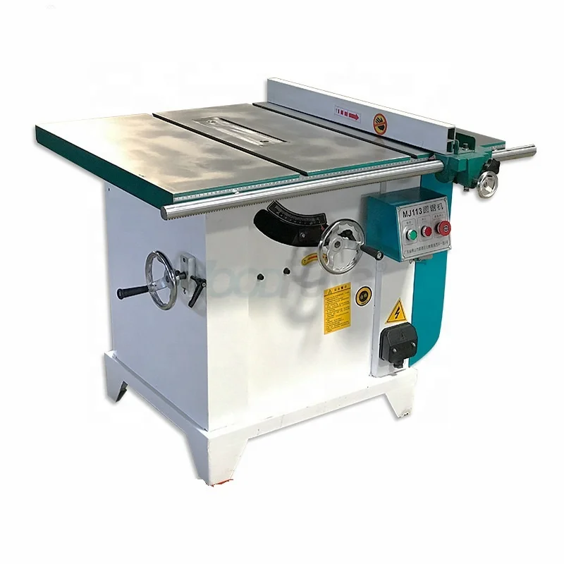 Tilting Circular Saw Woodworking Circular Table Saw Machine With Sliding Table for Wood Cutting