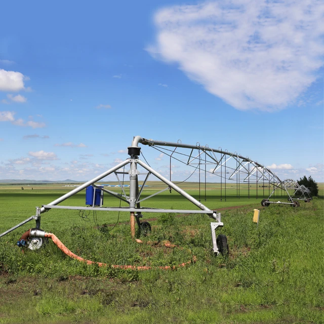 High Efficiency Farm Rotating Center Pivot Irrigation Overhead Pivoting Irrigator for Russian