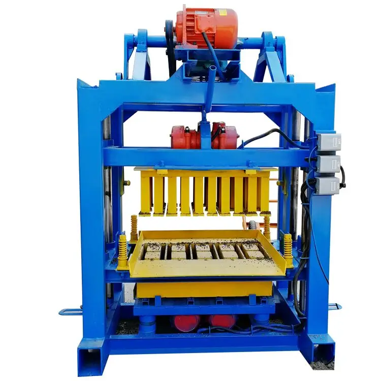 QT4-40 equipment for small business at home price concrete block machine for cement blocks and paving bricks-122023