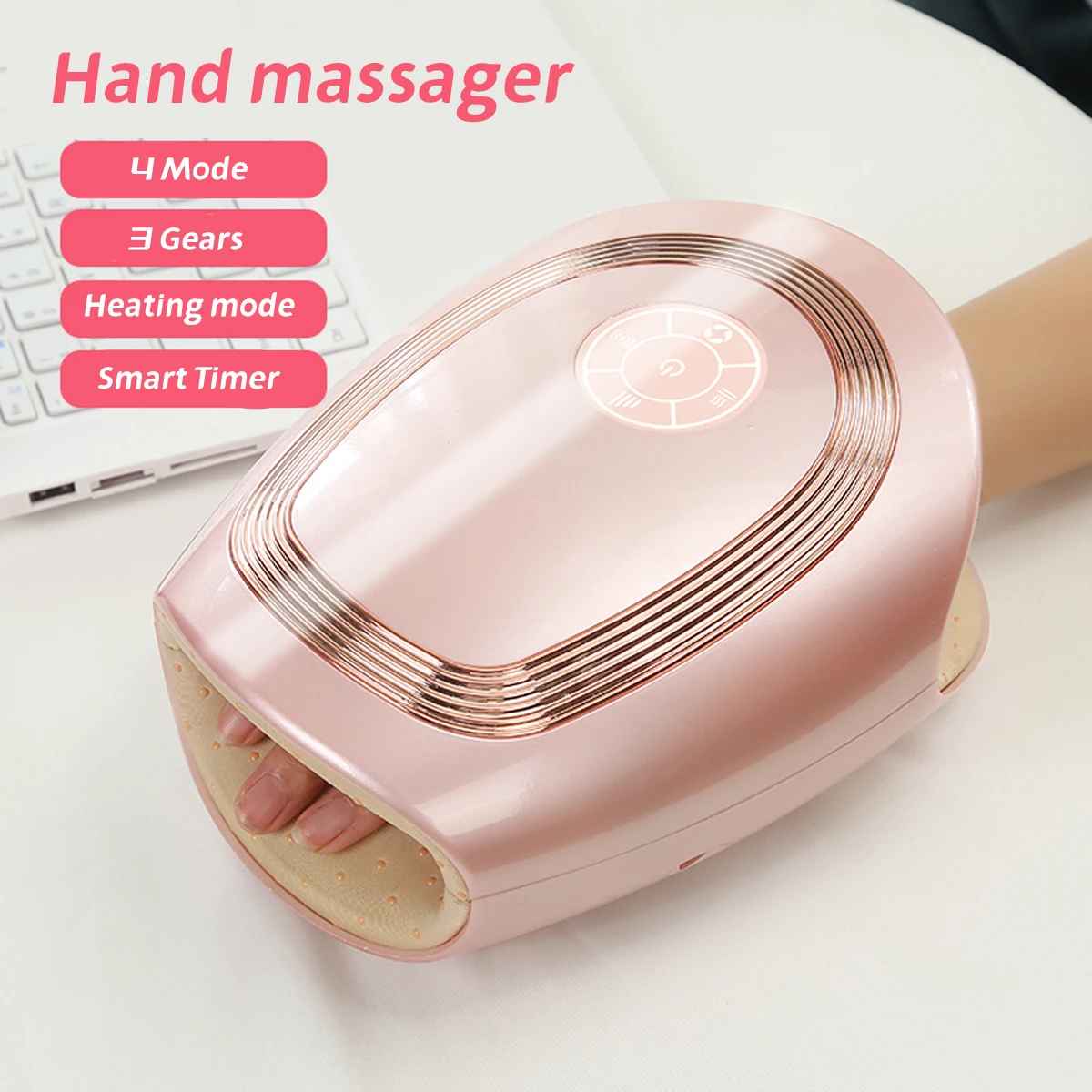 Hand Therapy Massager Acupressure Cordless Wireless Electric Air