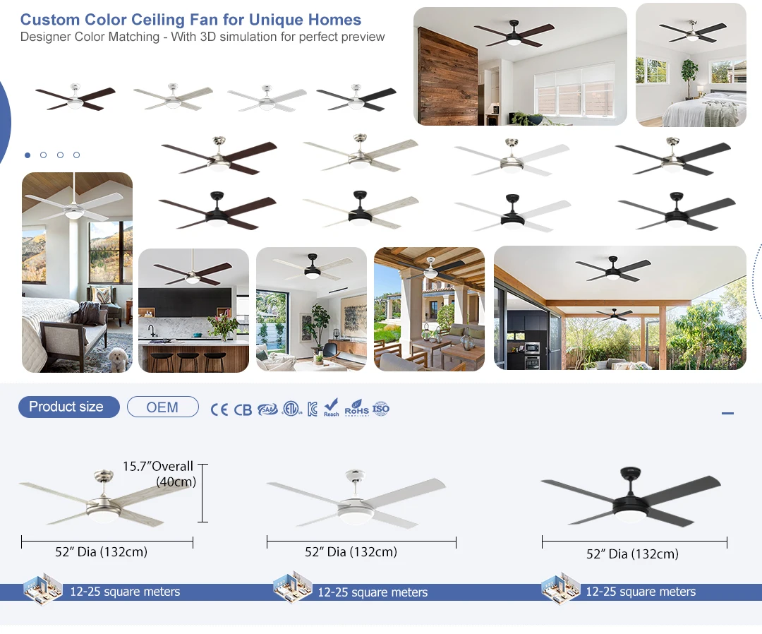 Ceiling Fan, 1stshine, DCF-W986 - detail 6