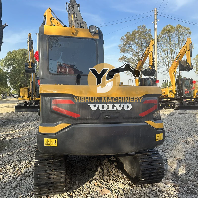 Stock Machine Used Volvo EC60 Mini Excavator Used Excavator for Sale