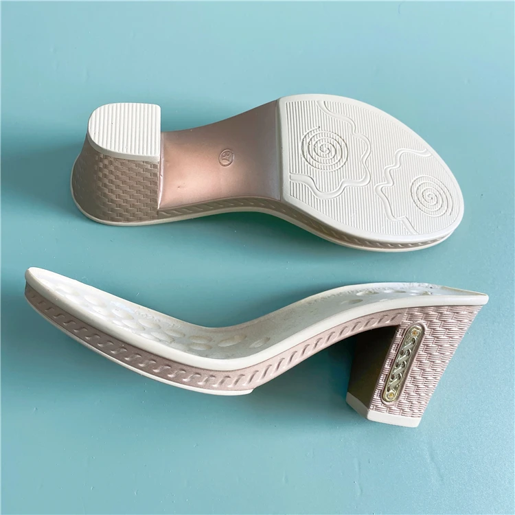 New Arrival Fashion Sole Pu Material Shoe Sole for Women Sandals