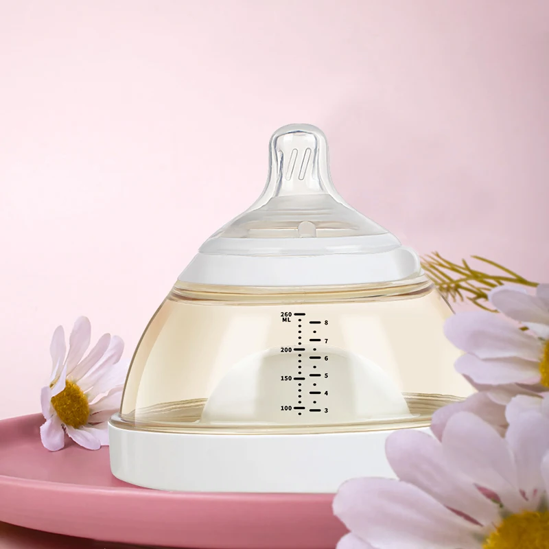 Hot Sell Simulated Breast Milk Design Feeding Biberon Wide Neck Breastfeeding Newborn Birth PPSU Baby Bottle