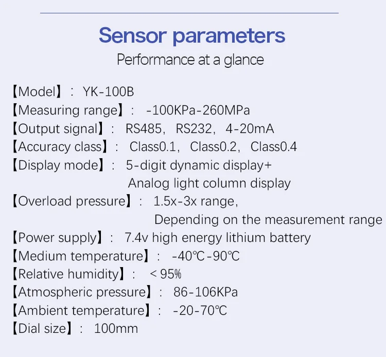 Yunyi Wholesale High Precision Digital Manometer Vacuum Meter Pressure ...