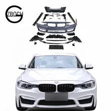 Body Kits for BMW 3 Series F30 F35 Facelift M3 Tips Side Skirt Fenders Grille Front Car Bumpers Rear Car Bumpers Front Lip