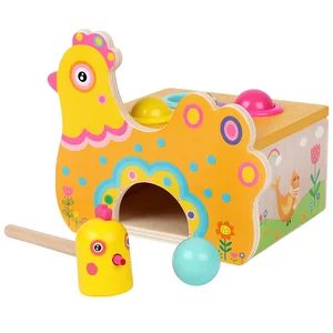 Multi-Functional Best-Selling Colorful Animal Hen Hammering Ball Manufacturer Direct Sale Educational Toys for Boys Girls