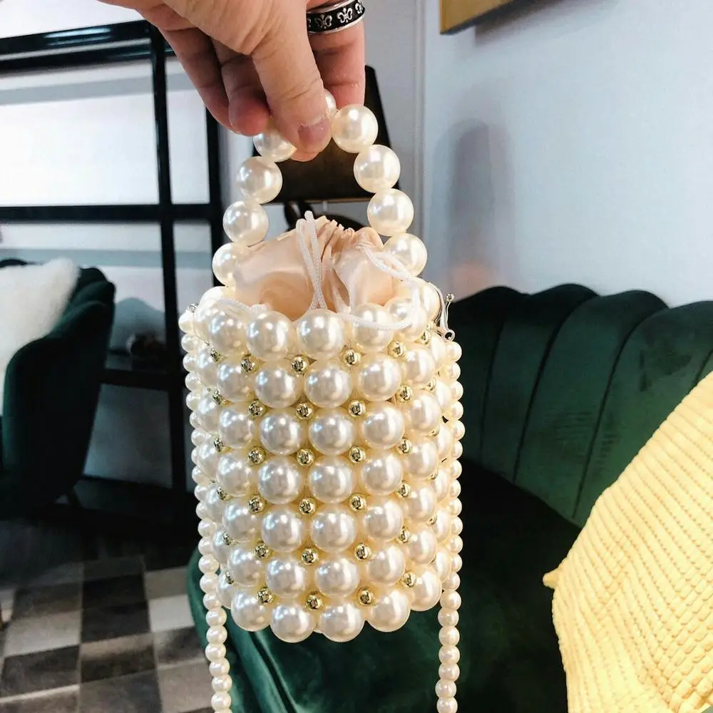 designer pearl handbag