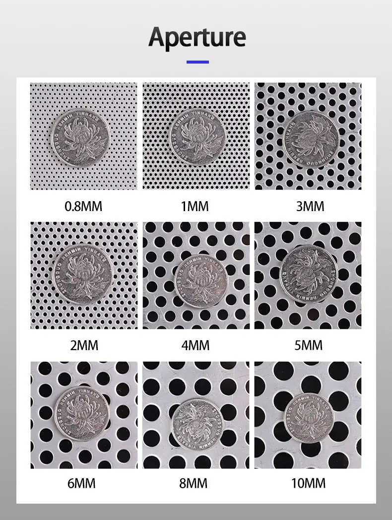 Perforated Metal Mesh Sheet Sheets Stainless Steel Decorative