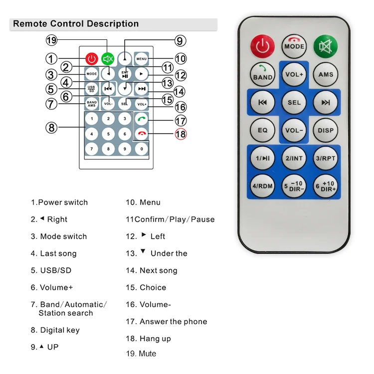 7010B 7 inch Dual Din Car Stereo Auto radio Head Unit Car Audio MP5 Multimedia Player car mp5 player