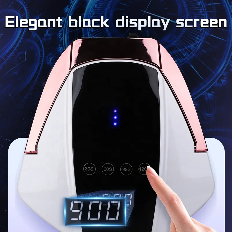 Iksbeauty 96 Вт УФ светодиодная лампа для ногтей перезаряжаемая Сушилка ручная и ножная Беспроводная безболезненная