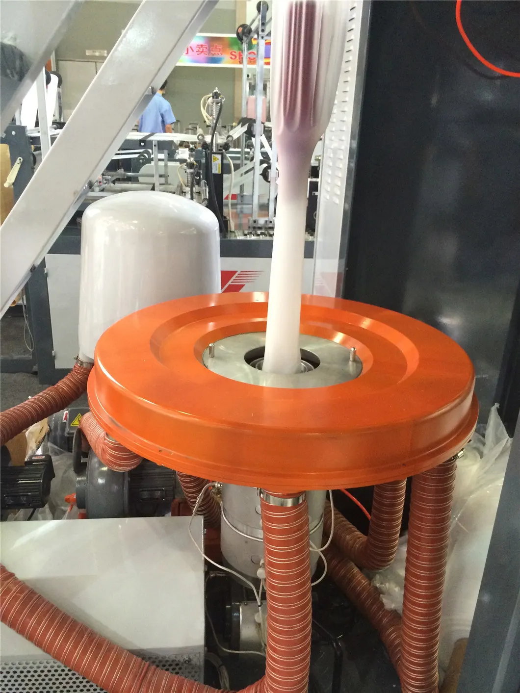 Zhuxin High Speed Mono Layer Mini Type Biodegradable Hdpe Pe Agricultural Plastic Film Blowing Extrusion Machine Taiwan