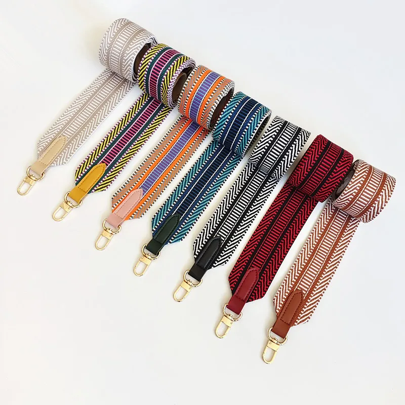 Fashion Changeable Bag Strap Nylon Leather Bag Straps Custom logo