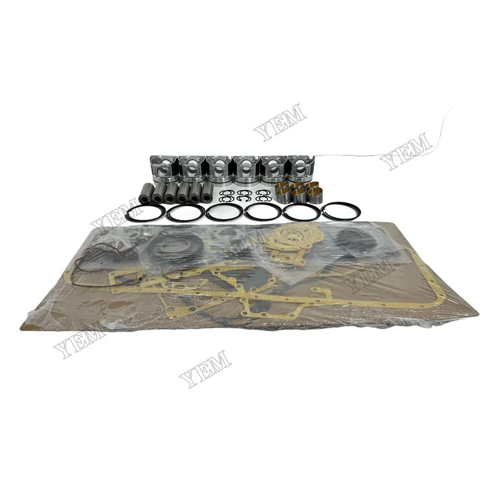 Overhaul Kit With Piston Rings Full Gasket Set Fit for Hino W06D Engine Parts 2
