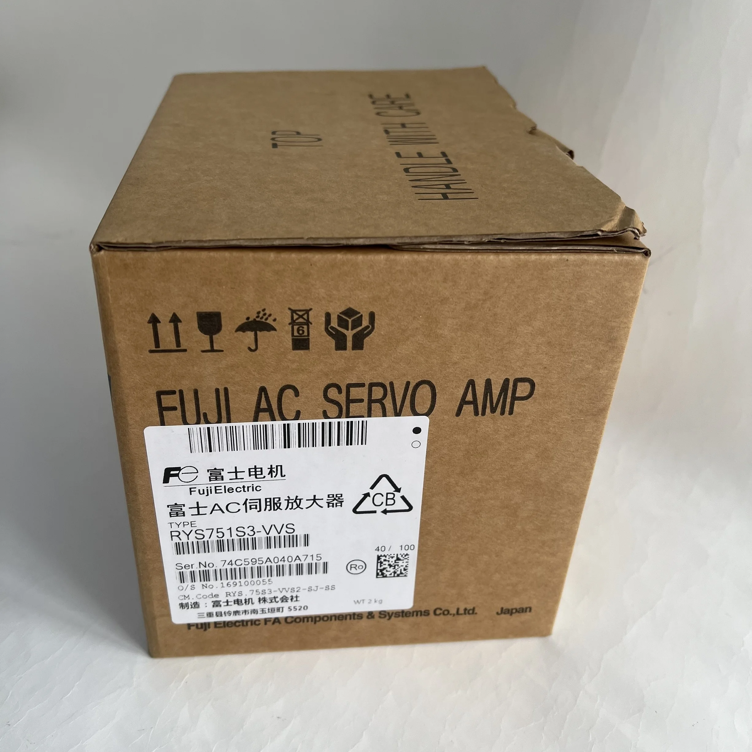 Fuji AC Servo Amplifier RYS751S3-VVS Fuji AC Servo Amplifier RYS751S3-VVS