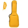 housse pour guitare électrique avec doublure en velours jaune citron