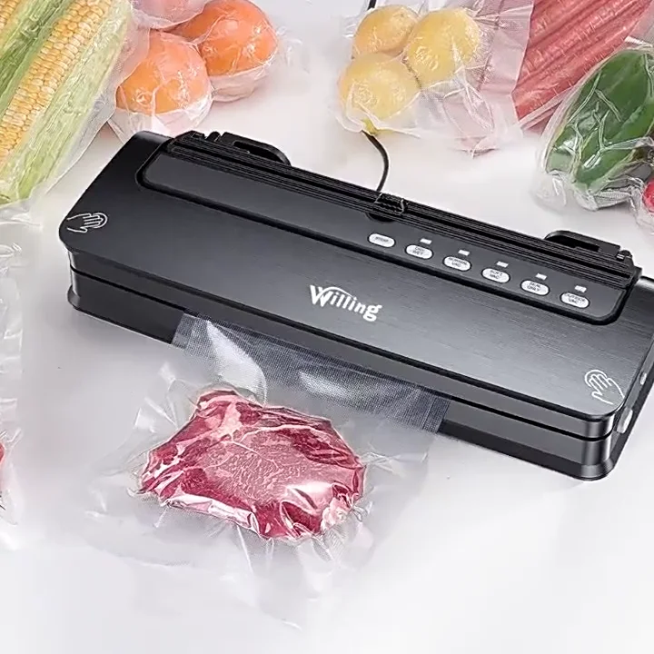White Vacuum Seal System Vacuum Sealer Machine Automatic Food Sealer