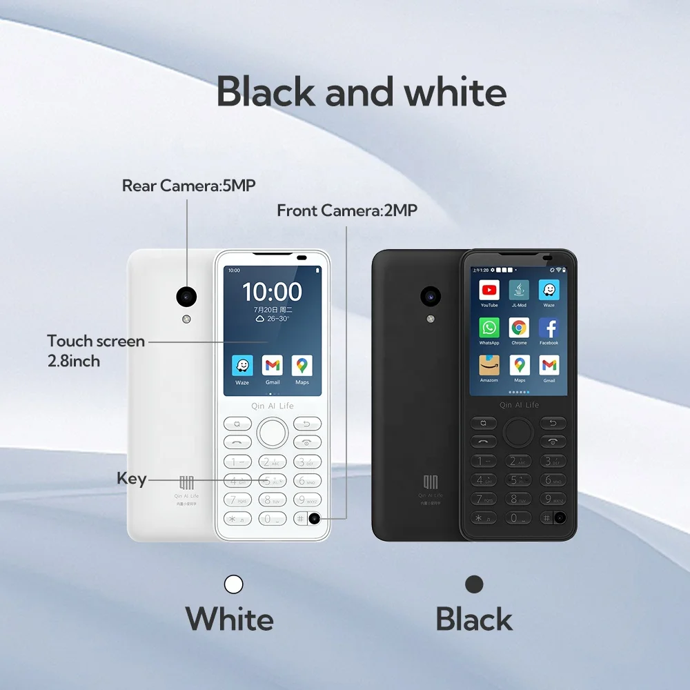 Global Cracked Version Qin F21PRO + PlusAndroid 11 Touch Screen 4G Smart Mobile Phone Supports Google Store Qin F21 PRO
