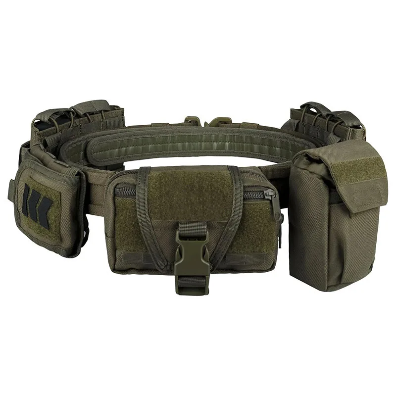 High Quality Multi Function Mountaineering Tactical Belt with Accessories High Density Material Duty Belts With Tool Pouches