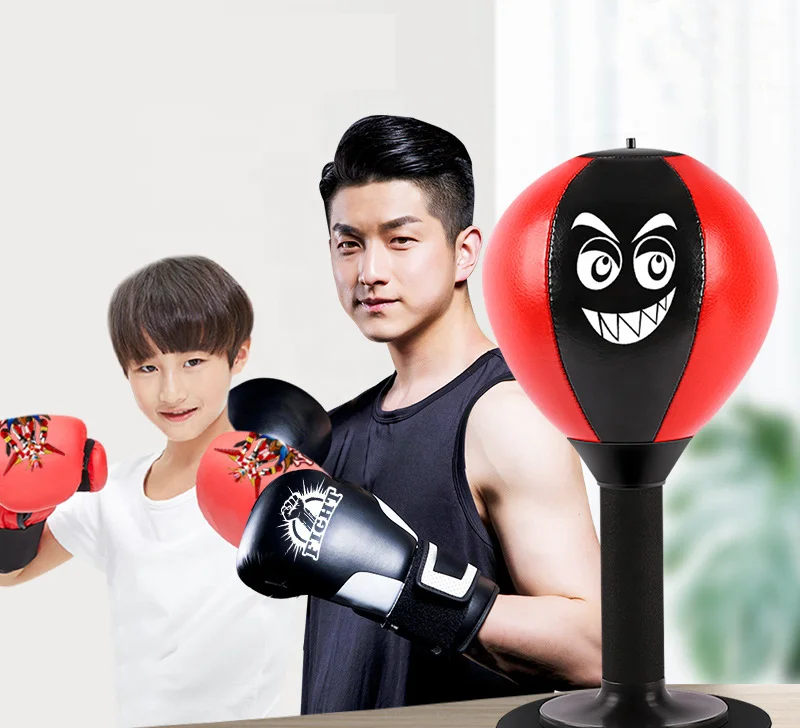 Factory Outlet Soft Pu Leather Stress Buster Desk Punching Bag
