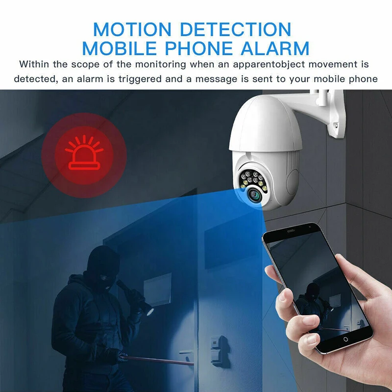 OEM 3MP V380 Pro Motion Tracking WiFi CCTV IP Network Camera Outdoor WiFi Surveillance Wireless Security PTZ Camera