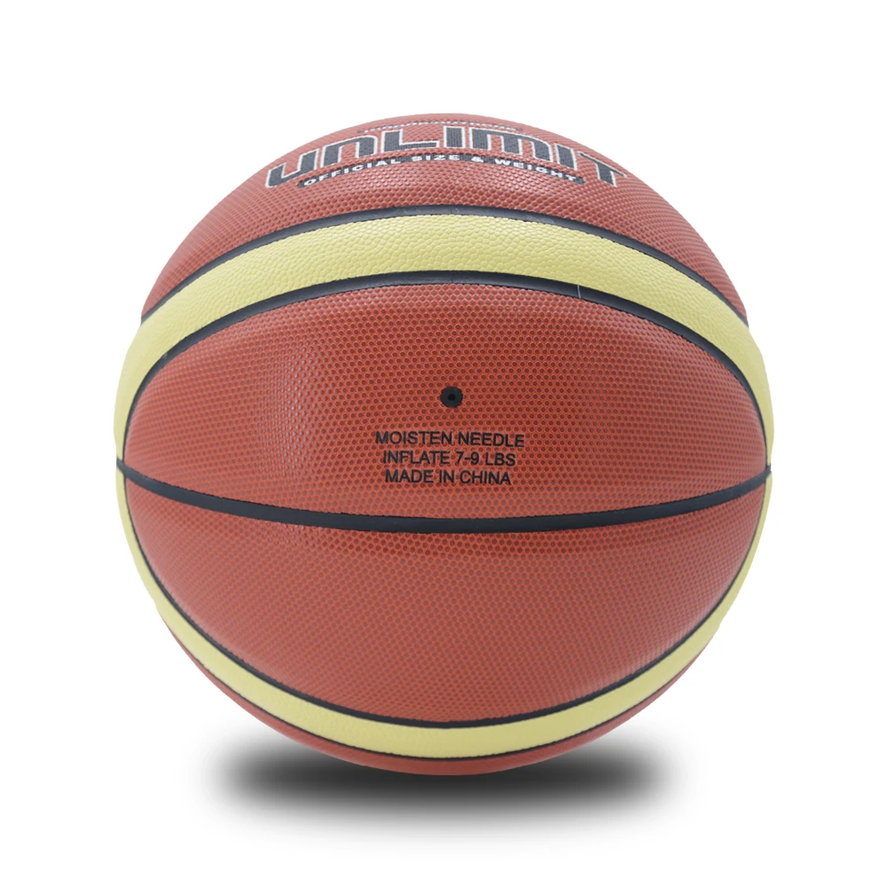 High Quality Basketball Manufacturer with Custom logo Leather Basketball Official Size 7 for Training and Match