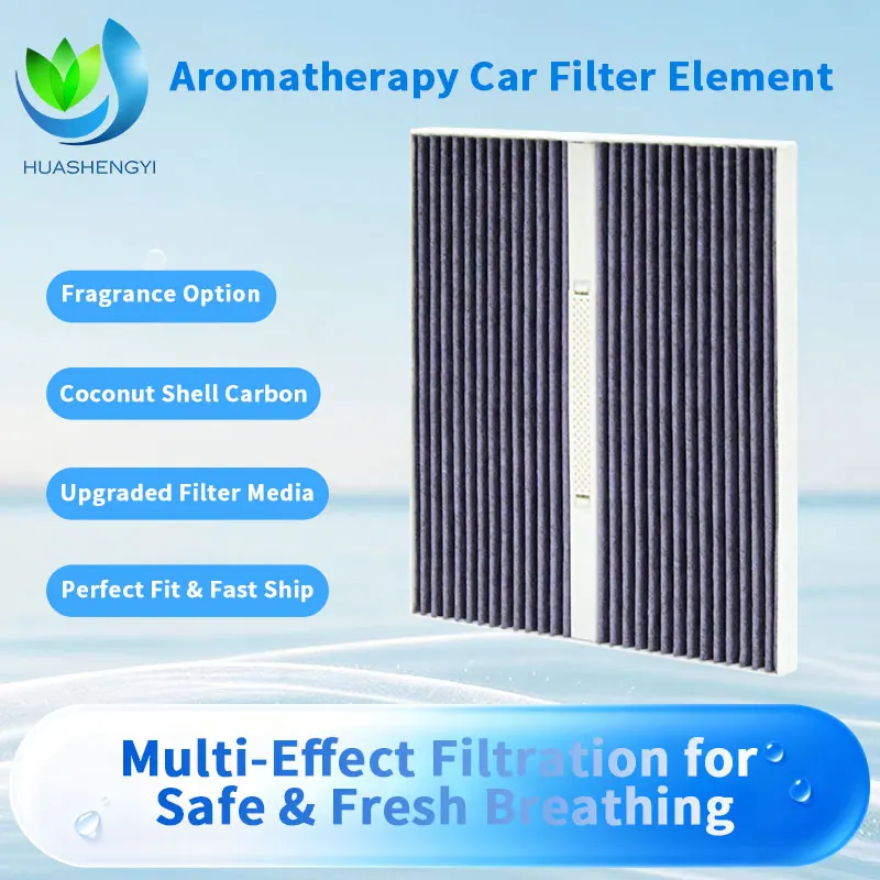 Custom OE 97133-3SAA0 Fragrance Cabin Air Filter for 2012 Kia Optima Black Ice Scent Activated Carbon Car AC Filter Replacement