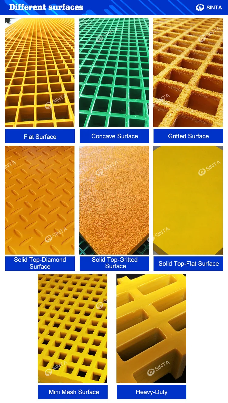 Customized GRP FRP Fencing Grate Fiberglass Panels - Durable, Molded ...