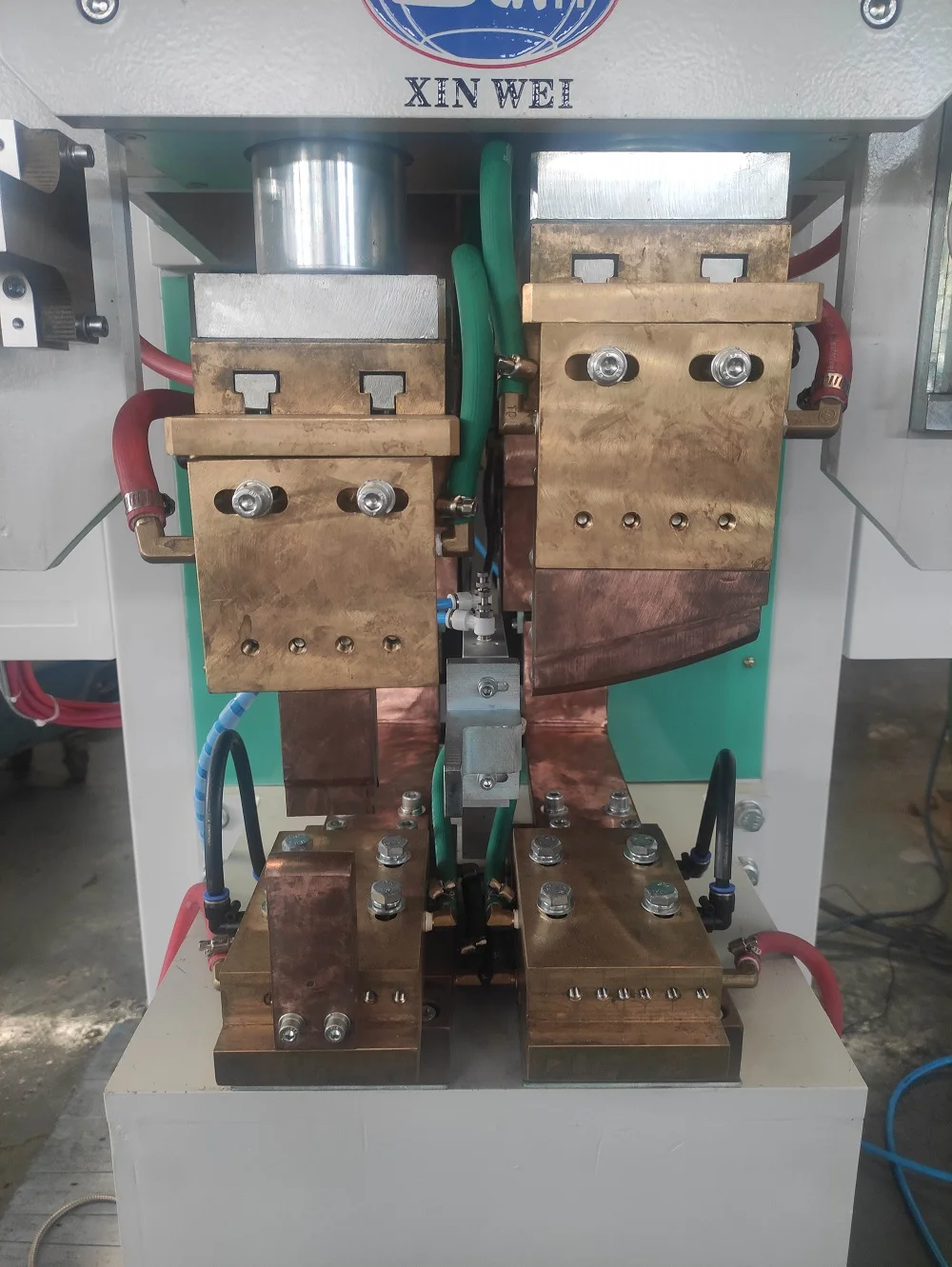 Point Fixed Type Spot Projection Welding Machine Stainless Steel for Steel Drum Lever Lock Ring