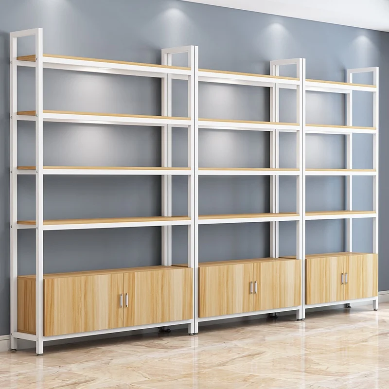 Mia 2025 Modern Display Rack for Beauty Salon Barbershop Supermarket Shelves Shopping Mall Display Cabinet Jewelry Boutique Cosmetic
