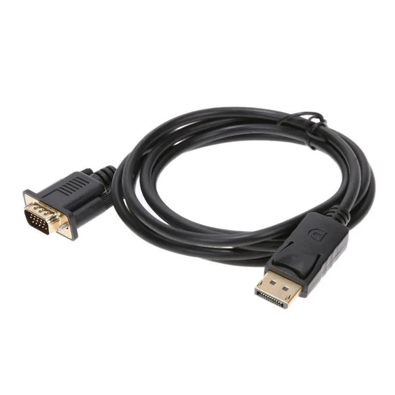 Dp to Vga Cable Converter Display Port Adapter Computer Graphics Card Connection Television Monitor DP Interface Gold Plated
