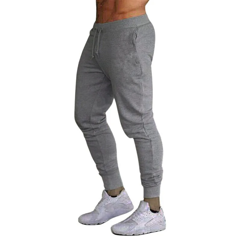 Custom Logo Workout Gym Wear Jogger Pants For Men Drawstring Sweatpants ...