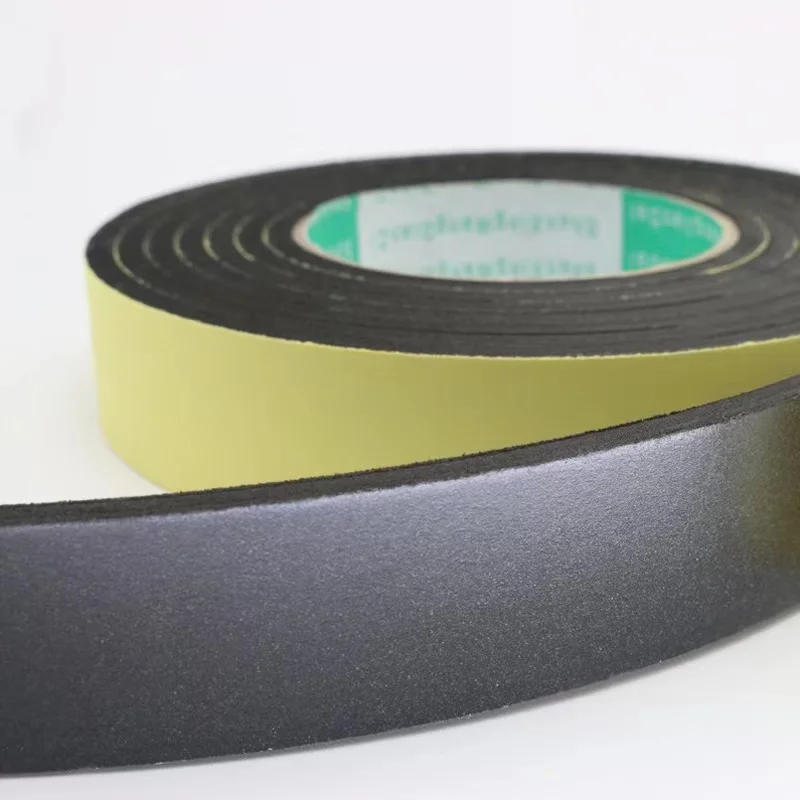 Powerful eva single side rubber seal foam foam black EVA foam sponge rubber single side tape